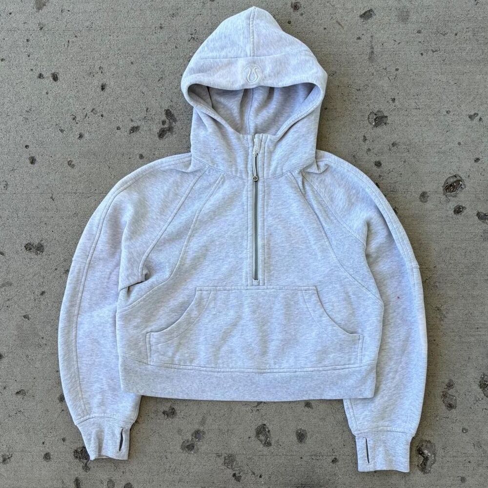 Womens Lululemon Cropped Scuba Gym Hoodie SZ S